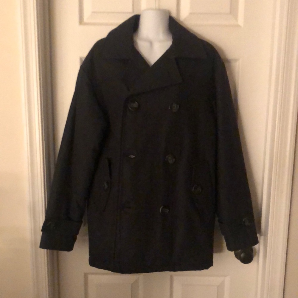 Black Chereskin Peacoat